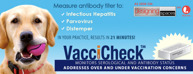 Titre testing with Vaccicheck